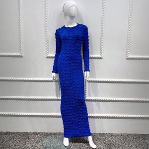 Afrikaanse Jurken Voor Vrouwen Gebreide Jurk Lange Mouwen Slim Maxi Potlood Jurk Lente Winter Trui Elegante Partij Vestidos