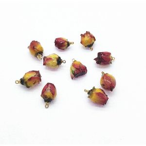 ! 30Pcs Mix Verschillende Grootte Natuurlijke Bloem Charme Voor Oorbellen Diy Onderdelen, Sieraden Accessoires Bevindingen En Component