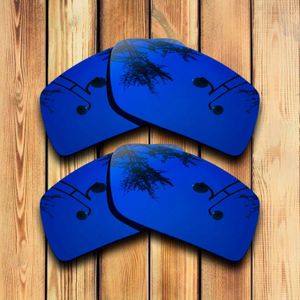100% Precies Gesneden Gepolariseerde Vervanging Lenzen Voor-Spy Optic Algemene Zonnebril Deep Blue &amp; Diepe Blauw Combineren Opties