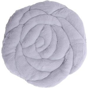 Chic Rose Bloem Stoel Pad Zitkussen Voor Stoelen Zachte Faux Fur Floor Kussen Karpetten Thuis Decor