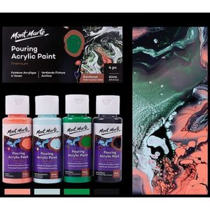 60Ml Pigment Acrylverf Set Vloeistof Marbling Verf Acryl Gieten Tekening Tool