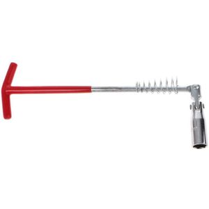 16Mm/0.6 &quot;Magnetische Bougie Removal Tool T-Bar T-Handvat Flexibele Dopsleutel auto Reparatie Hardware Gereedschap