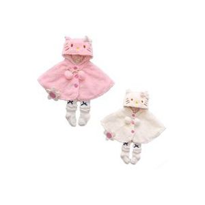 Herfst Winter Pasgeboren Baby Meisjes Dikke Jas Hooded Mantel Poncho Jas Uitloper Jas Kleding