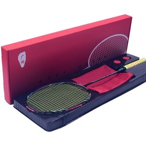 6U 100% Carbon Badminton Rackets Professionele G4 Ultralight Racket Offensieve En Defensieve 24-32lbs Padel Sport Met Doos