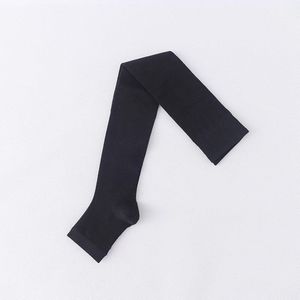 Dames Stap Op De Voet Katoenen Sokken Afslanken Druk Kousen Boot Manchetten Trim Toppers Lange Beenwarmers W004