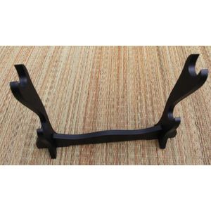 Samurai Zwaard Stand Houten Materiaal Zwart Opacque Gelakt Schilderij Met Goedkope Prijs Voor Katana/Wakizashi/Tanto Display