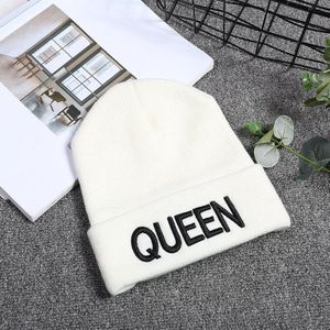 Brand King Queen Snapback Cap Men Women BEANIE Sport Hip Hop Hat Couple Embroidery Hat Outdoors Knitting Hat