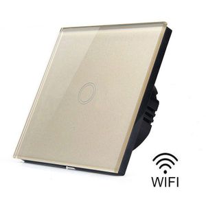 Eu/Uk 1/2/3 Gang Ewelink Touch Light Smart Switch Wifi Wandschakelaar Met Alexa Google