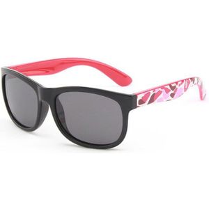 Vierkante Zonnebril Kids Gepolariseerde Vintage Kinderen Zonnebril Voor Jongen Meisjes Carton Flexibele Brand Sport Bril UV400 Oculos