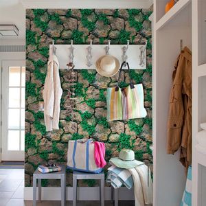 3D Muur Papier Baksteen Steen Rustieke Effect Zelfklevende Muur Sticker Home Decor