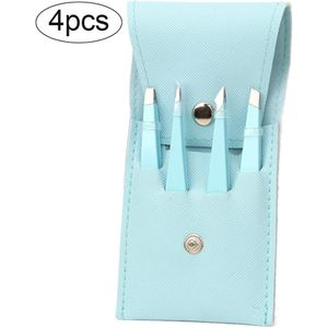 4/6Pcs Wenkbrauw Ontharing Pincet Rvs Wimper Clip Professionele Lash Tweezer Set Wenkbrauw Tang Tip Make-Up gereedschap