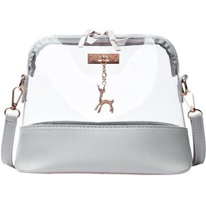 Ocardian Tas Vrouwen Mode Transparante Fawn Hanger Shell Crossbody Tas Pure Kleur Schoudertas Handtassen Mujer Apr5