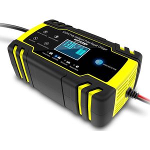 Auto Batterij Oplader 12v24v Motorfiets Batterij Reparatie Type Lader Volautomatische Auto-acculader Lading Batterij