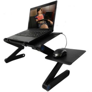 Laptop Tafel Stand Met Verstelbare Vouwen Ergonomisch Stand Notebook Bureau Voor Ultrabook, Netbook Of Tablet Met Muismat