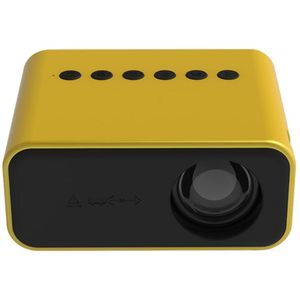 YT500 Mini Projector Led Home Theater Video Beamer Ondersteunt 1080P Usb Home Theater Compatibel Met Smartphone Tv Box Dvd zwart