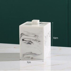 Keuken Topdesk Hars Tandenstoker Houder/Rack Porselein Badkamer Wattenstaafje Kan Opslag Organisatie Draagbare