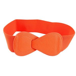Vrouwelijke Taille Riem Dame Boog Broeksbanden Mode Rode Elastische Tailleband Effen Zwart Wit Geel Brede Riem Faux Leather Corset Riem