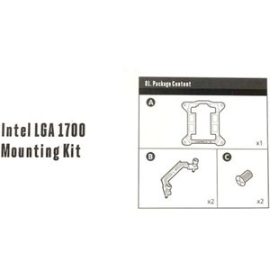 Cooler Master Beugel Upgrade Kit Socket LGA1700 Voor Alle Ml Liquid Cooler Serie