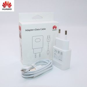 Originele Huawei 5V 2A Charger Power Adapter Voor Huawei P8 Lite Y6 Mate 7 8/9 Lite/10 lite Honor 9i P Smart Micro Usb Kabel