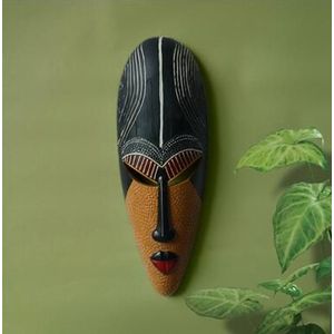 Europese Stijl Retro Exotische Hars Masker Opknoping Originele Afrikaanse Mensen Gezicht Maskers Muur Opknoping Artistieke Huishoudelijke Decoraties
