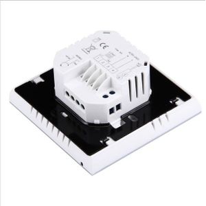 Touchscreen Wekelijkse 5 + 2 Programma Wifi Thermostaat voor Elektrische Verwarming 16A Remote Gecontroleerd door IOS of Android Smart Telefoon
