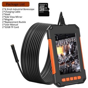 Wsdcam P40 HD1080P 8Mm Lens Screen Inspectie Endoscoop Camera 2600Mah IP67 Waterdichte Borescope 4.3 Inch Ips Scherm Auto monitor