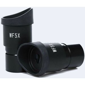 WF 5X/20mm Stereo Microscope Oculair met Rubber Oog Bewakers Montage Maat 30.5mm