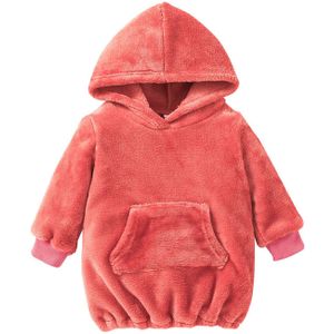 Opperiaya Peuter Winter Katoen Ongedwongen Hoodie Fleece Hooded Lange Mouwen Sweatshirt Met Buik Pocket Voor Baby Meisjes 3-24 Maanden