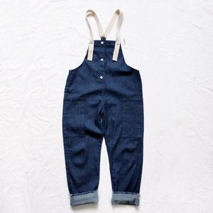 Baby Boy Overalls Herfst Koreaanse Meisjes Kleding Kids Jeans Jumpsuits Bib Kinderen Kleuraanpassing Denim Broek Peuter Algehele
