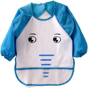 Cartoon Tijger Baby Slabbetjes Waterdichte Met Lange Mouw Babyvoeding Kiel Slabbetjes Plastic Bib Baby Schort Voor Kinderen Eten Borstplaat