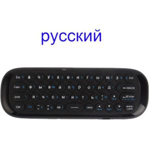2.4Ghz Air Mouse Remote Control Wireless Keyboard Engels/Russisch 6-Axis Motion Sensing Ir Leren Voor Android tv Box/Mini Pc