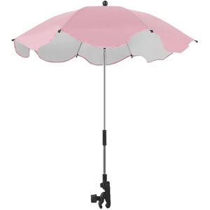 Universele Baby Kinderwagen Paraplu Schaduw Paraplu Uv Zonnescherm Voor Kinderwagen, Kinderwagen Universele Klem Bescherming Parasol