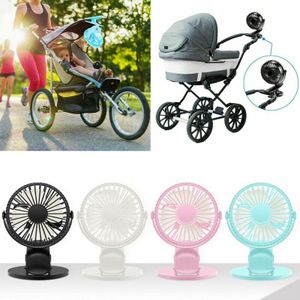 USB Fan Bureau 360-Graden Rotatie Verstelbare Oplaadbare 3 Speed Clip Op Mini Bureau Kinderwagen-Cot Voor auto Travelling Kinderwagen