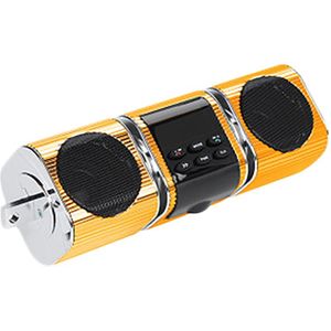Waterdichte Bluetooth Motorfiets Stereo Speakers Audio Systeem Usb Aux Sd Fm Radio MP3 Speler