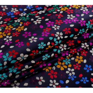 Jacquard brocade zijde glanzende bloem smoothy DIY jurk kussen tas jurk stof 1 yard