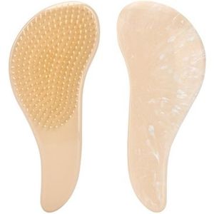 1Pcs Gemarmerd Zachte Kam Anti-Statische Borstel Handvat Verstrikken Detangling Kam Douche Massage Kam Salon Haar styling Tools