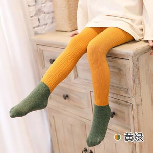 Lente En Herfst Katoen Mode Kleur-Blocking Jumpsuit Kinderen Multi-color High-Density Gebreide Anti-pilling Tweeërlei Gebruik Bestand