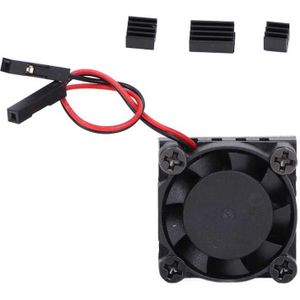 Warmteafvoer Fan Koelblok Fans Kit 1.2CFM Met 2P Kabel Voor Raspberry Pi 4B