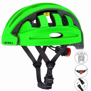 Cairbull Vouwfiets Helm Fiets Elektrische Scooter Balans Auto Met Achterlicht Urban Opvouwbare Riding Cyling Helm