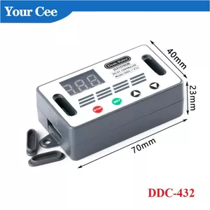 Tijdvertragingsrelaismodule – 5V/12V/24V – LCD Scherm – 0,01s Tot 9999min – Eenvoudig Programmeerbaar Voor Automatisering