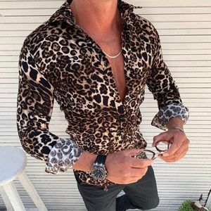 Mode Mannen Luxe Lange Mouwen Casual Slim Fit Stijlvolle Jurk Shirts Tops
