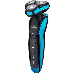 Elektrische Scheerapparaat Scheermes Baard Neus Trimmer Scheren Machine Voor Mannen Oplaadbare Baard Scheermes Nat Droog Dual Gebruik Wasbare Waterdicht