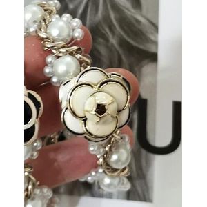 Camellia Bloem Parels Armbanden Bruiloft Armbanden Sieraden