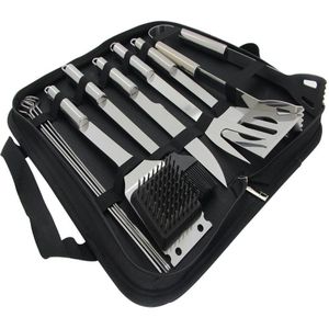 5 ~ 20 Pcs Rvs Bbq Gereedschap Set Barbecue Grillen Gebruiksvoorwerp Accessoires Camping Outdoor Cooking Gereedschap Kit Met Aluminium doos