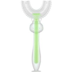 Kinderen U-vorm Tandenborstel Siliconen Training Tanden Reinigen Hele Mond Teethbrushes 360 ° Orale Tand Schoon Voor 2-4Years Kids