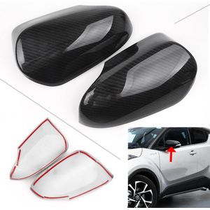 Auto Auto Styling Rear View Side Mirror Covers Protector Decoratie Voor Toyota Chr C-HR Abs Plastic