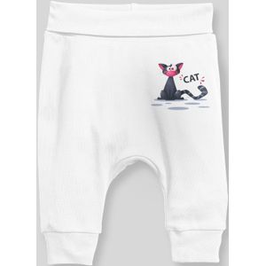 Angemiel Baby Clown Neus Kat Baby Boy Harembroek Pantalon Wit