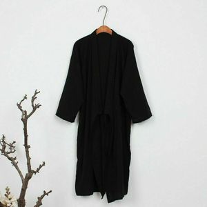 Mannen Robe Gown Nachtkleding Thuis Kimono Yukata Pyjama Katoen Japanse Badjas