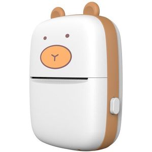 Thermische Zwart-wit Afdrukken Fout Probleem Office Document Webpagina Foto Afdrukken Bluetooth Aangesloten Micro Printer