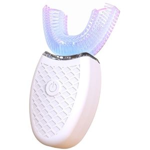 360 Graden Automatische Sonic Elektrische Tandenborstel U Type Tandenborstel Usb Opladen Tand Whitening Waterdichte Elektrische Tandenborstel
